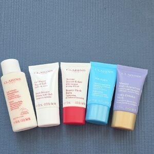 Clarins Moisturizer Collection - Red, Blue, Cream